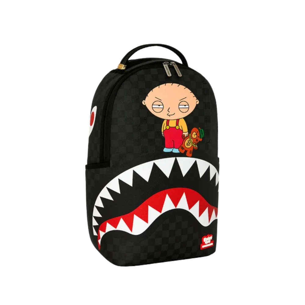 Sprayground Family Guy Stewie Holding Bear Keychain DLXSV Backpack