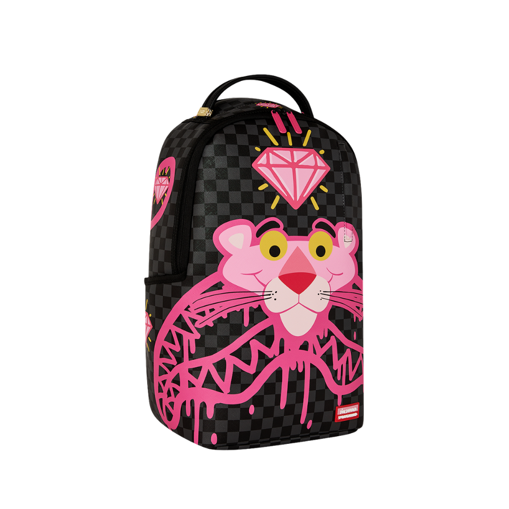Sprayground Pink Panther: Drippy Diamonds Backpack