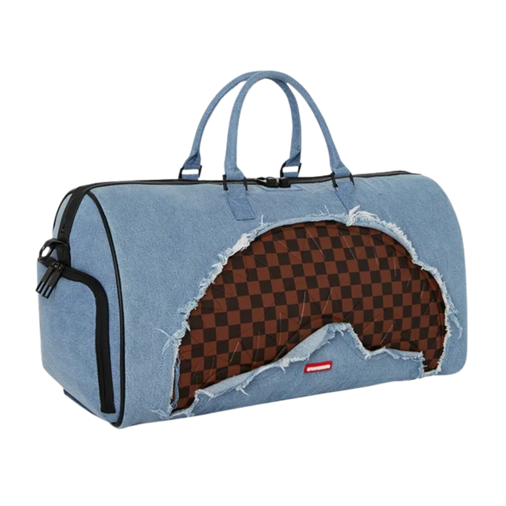 DENIM SHARK DUFFLE