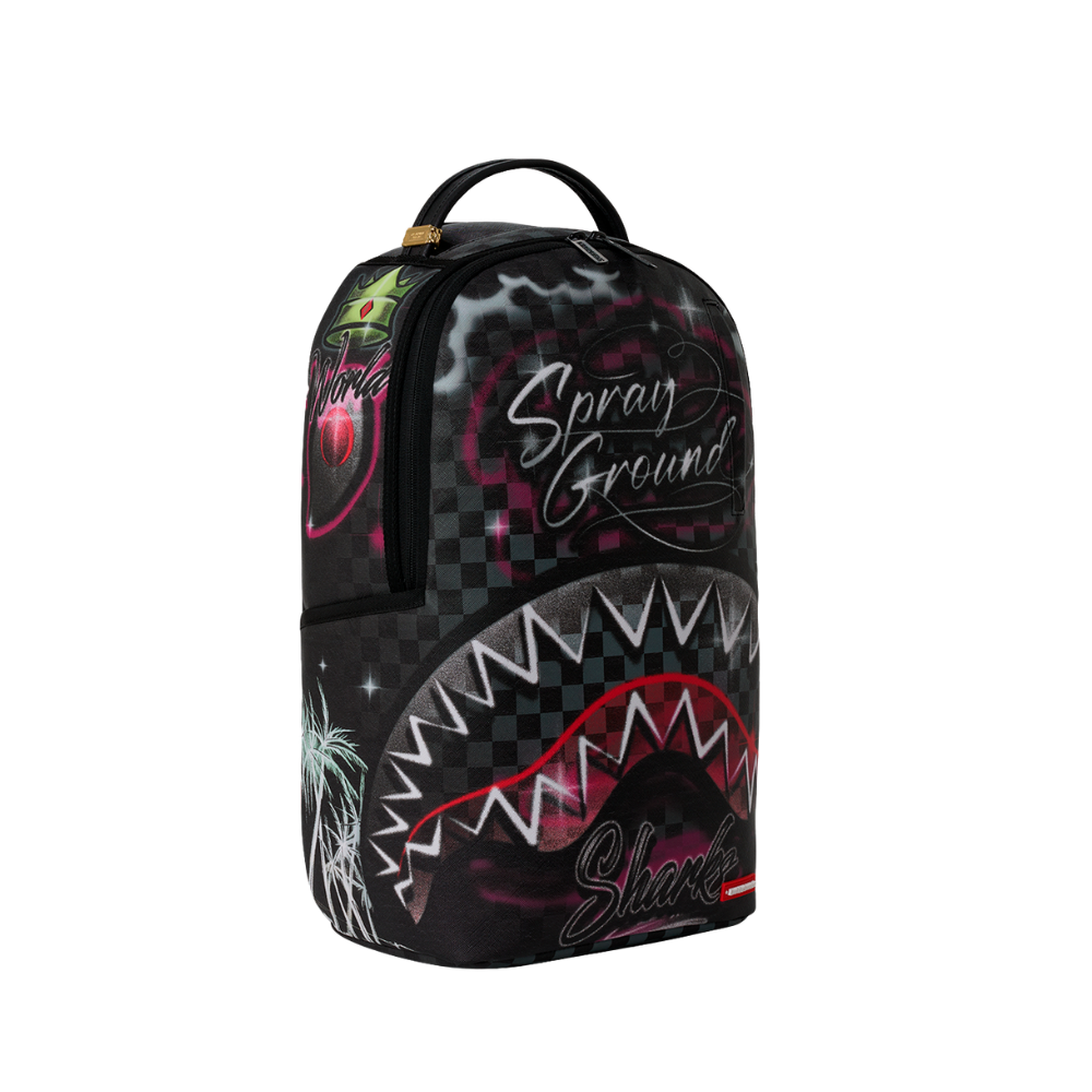 Sprayground Airbrused Shark DLXSV Backpack