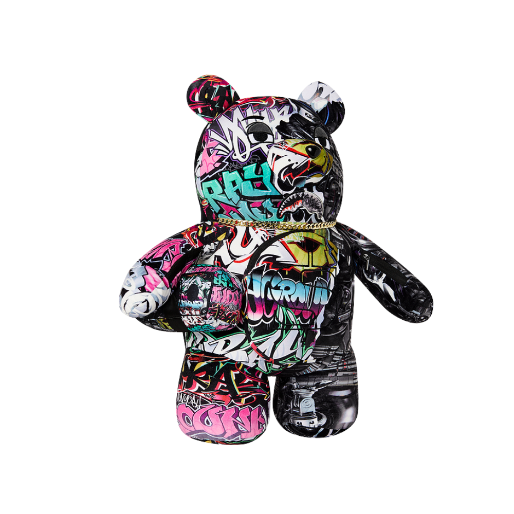 SPLIT CYBERSHARK MONEYBEAR TEDDY BEAR BACKPACK