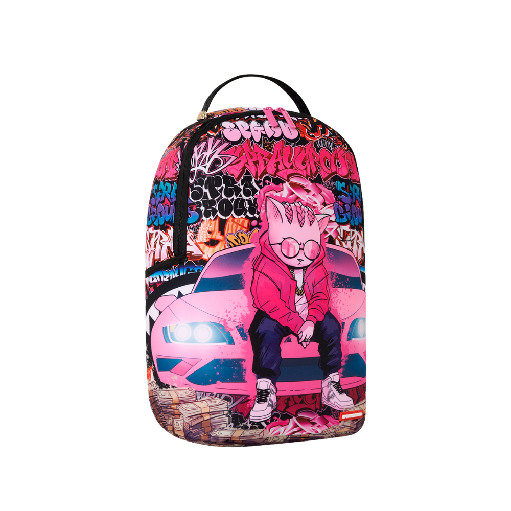 Sprayground Cash Stacks Kitty DLXSR Backpack