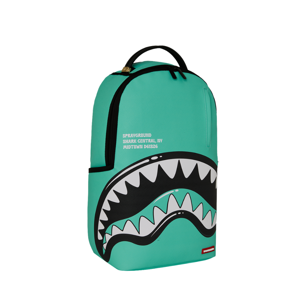 Sprayground Shark Central Bubbly Light Blue DLXSV Backpack