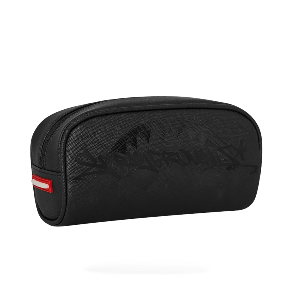 Sprayground Lux Black Ghost Drip Pencil Pouch