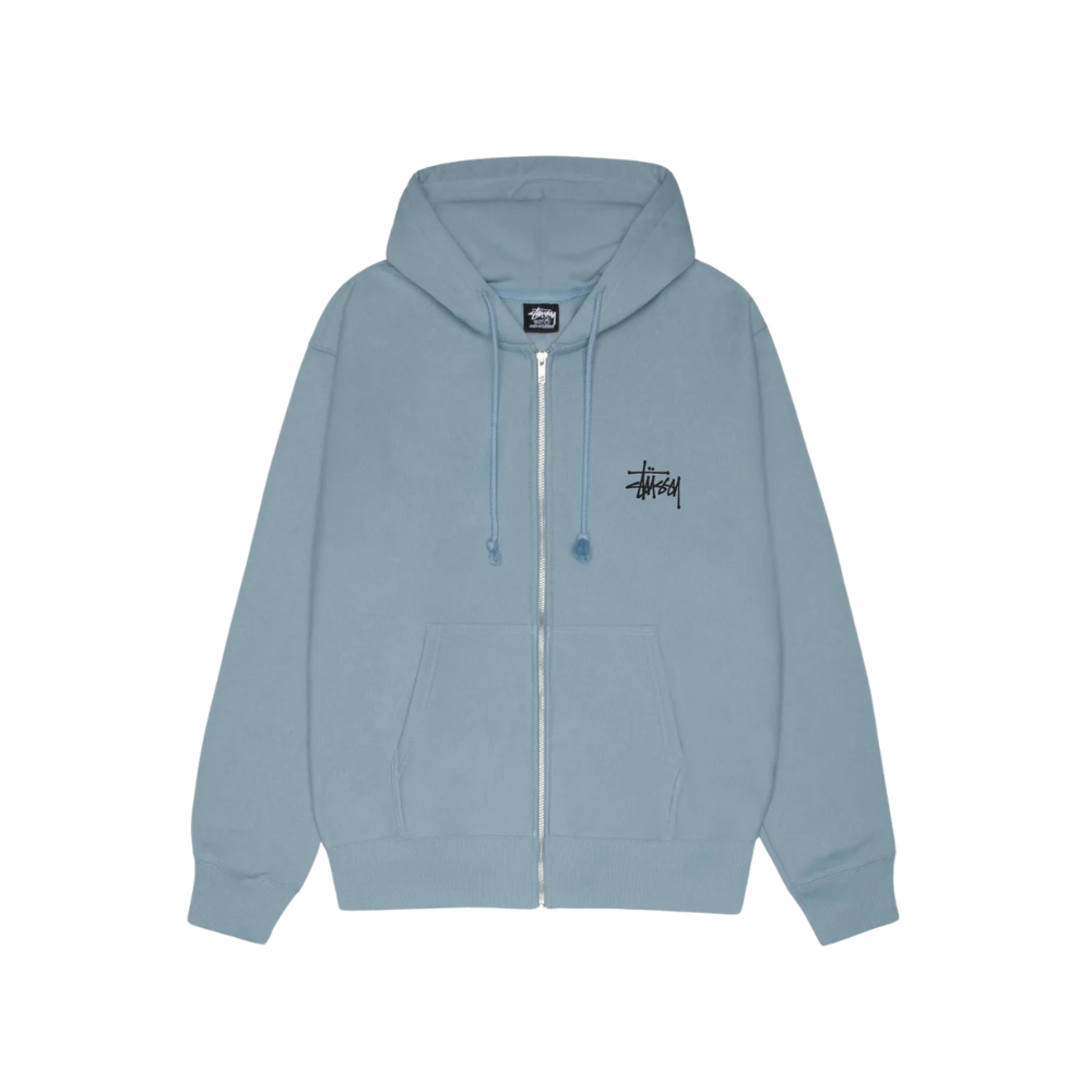 STÜSSY BASIC ZIP HOODIE
