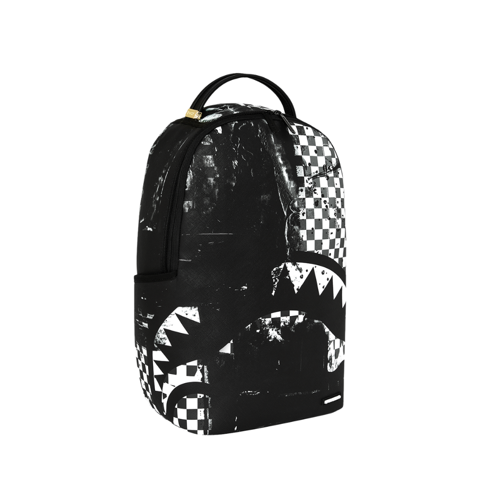 Sprayground Painted Over Check DLXSV Backpack