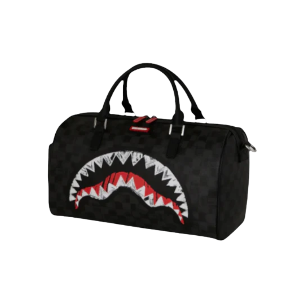 Sprayground Scribble Shark Mini Duffle