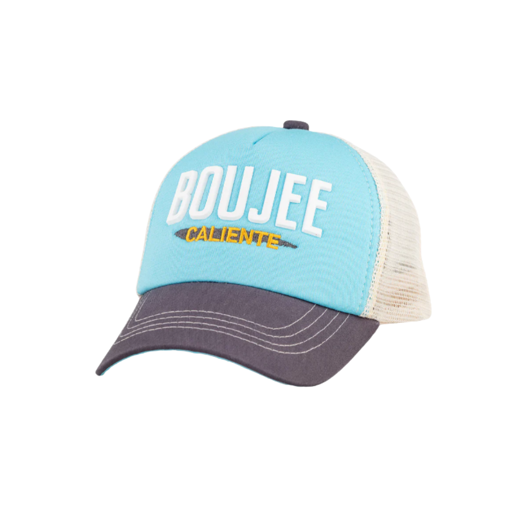 Caliente Boujee Gray/Baby Blue / Beige Cap