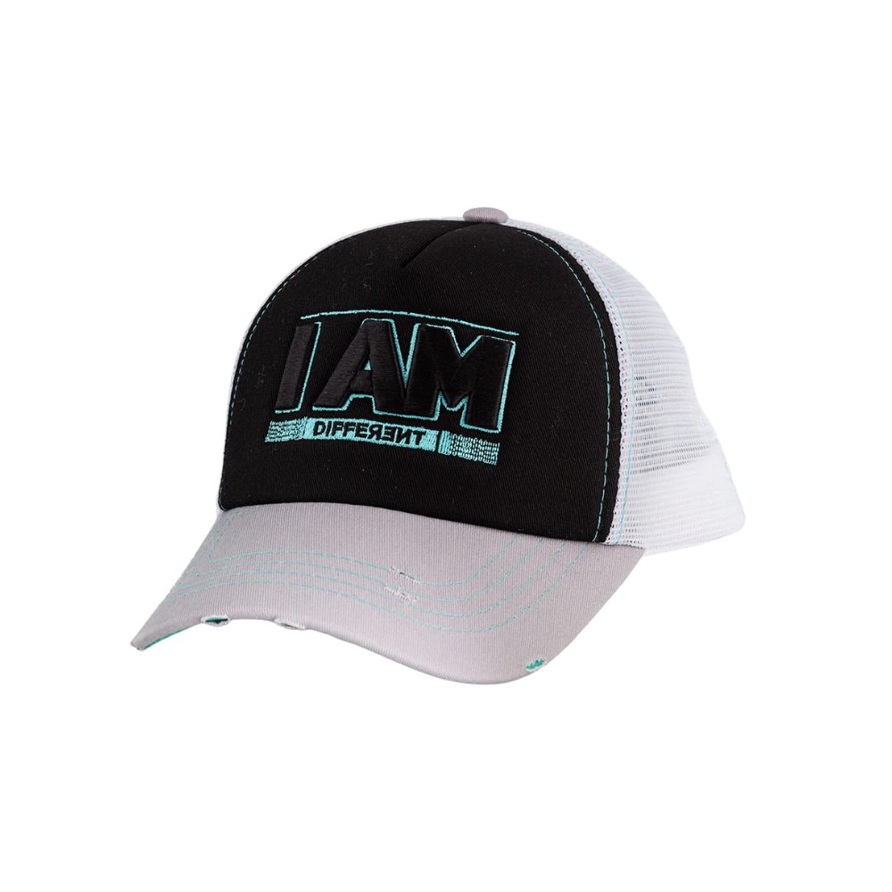 I AM DIFFERENT Gry/Black/White Cap