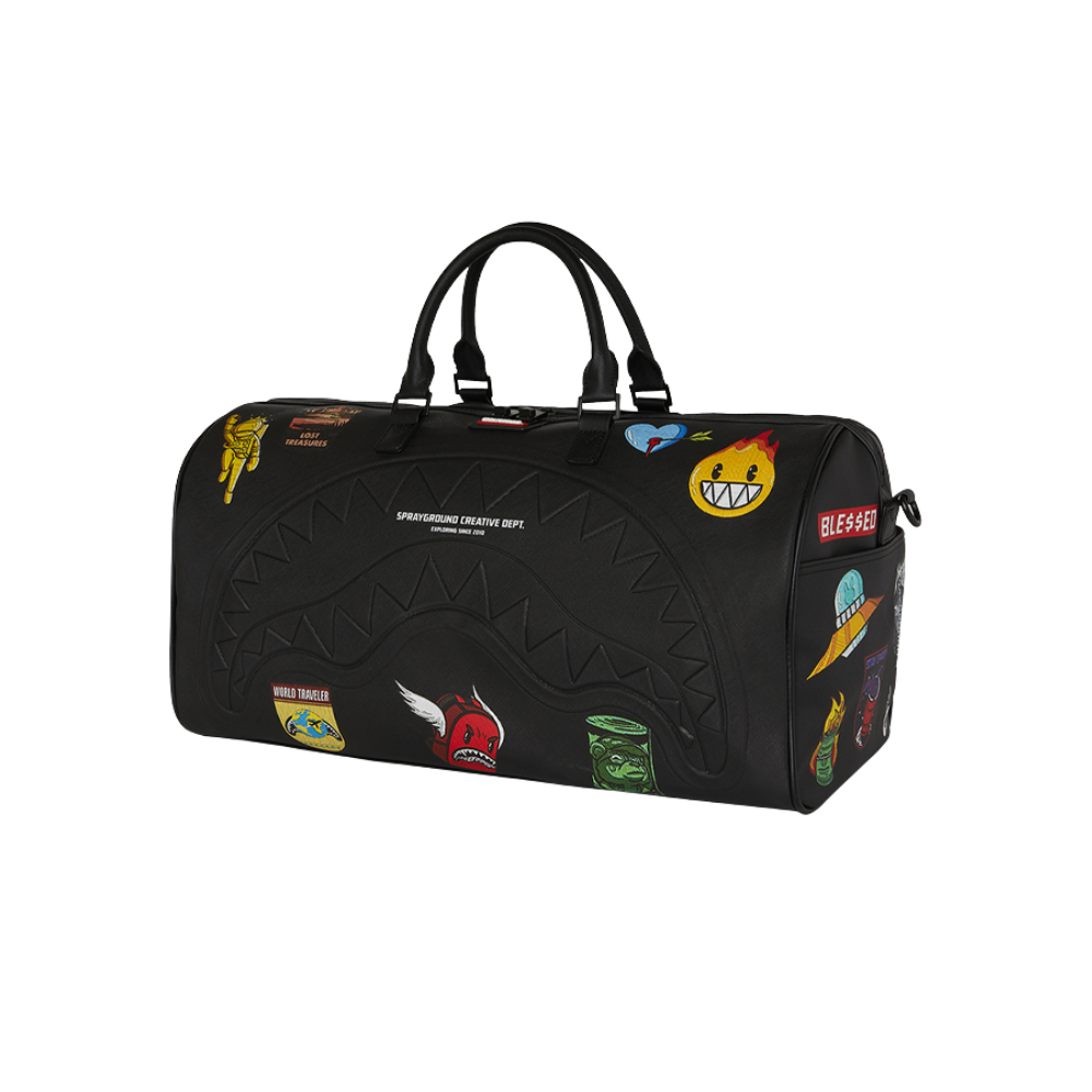 Sprayground Cargo Patches Duffle Bag