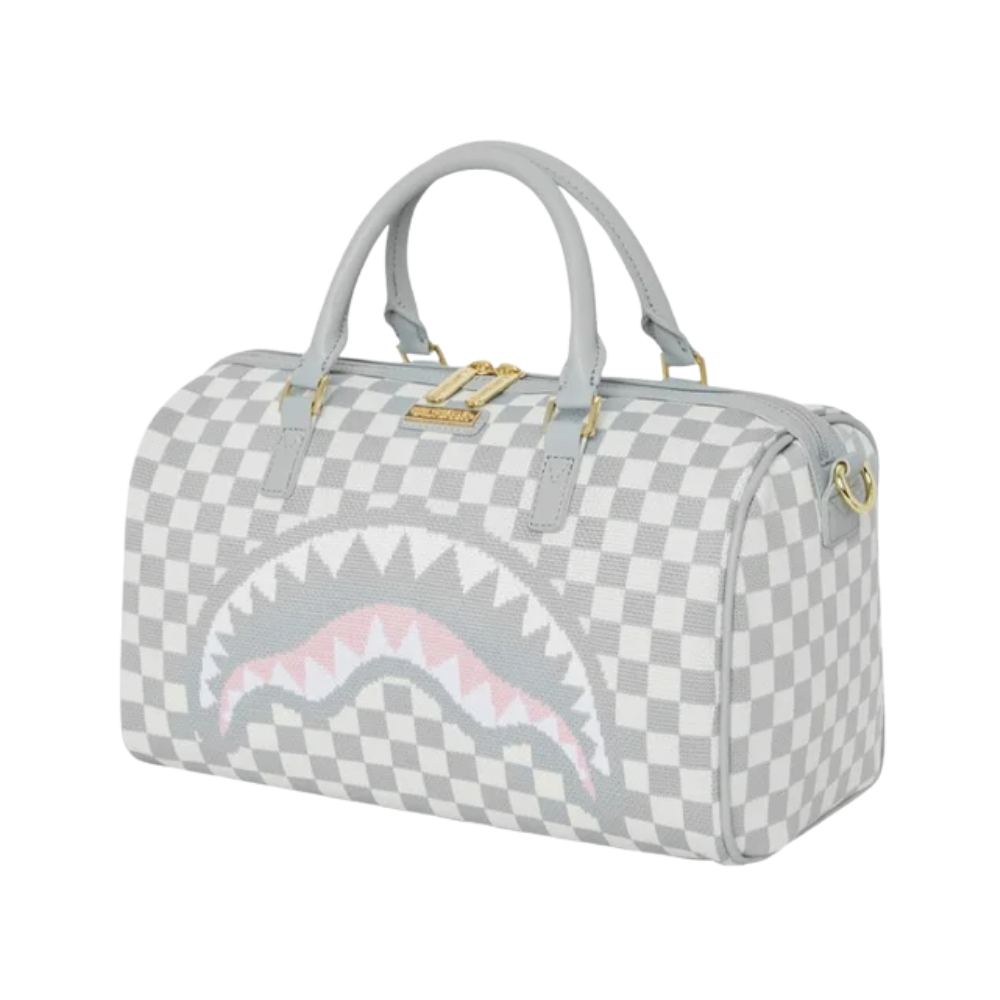 KNIT SHARKS IN PARIS IN CREAM MINI DUFFLE