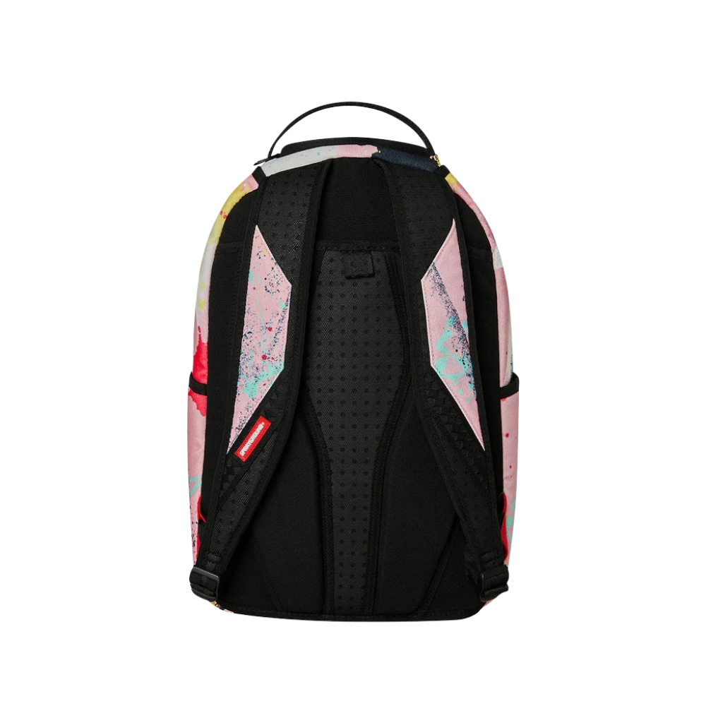 Sprayground Shark Central Pink Lab Coat Street Art DLXSR Backpack