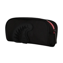 PRINTED ZIPPER SHARK POUCH