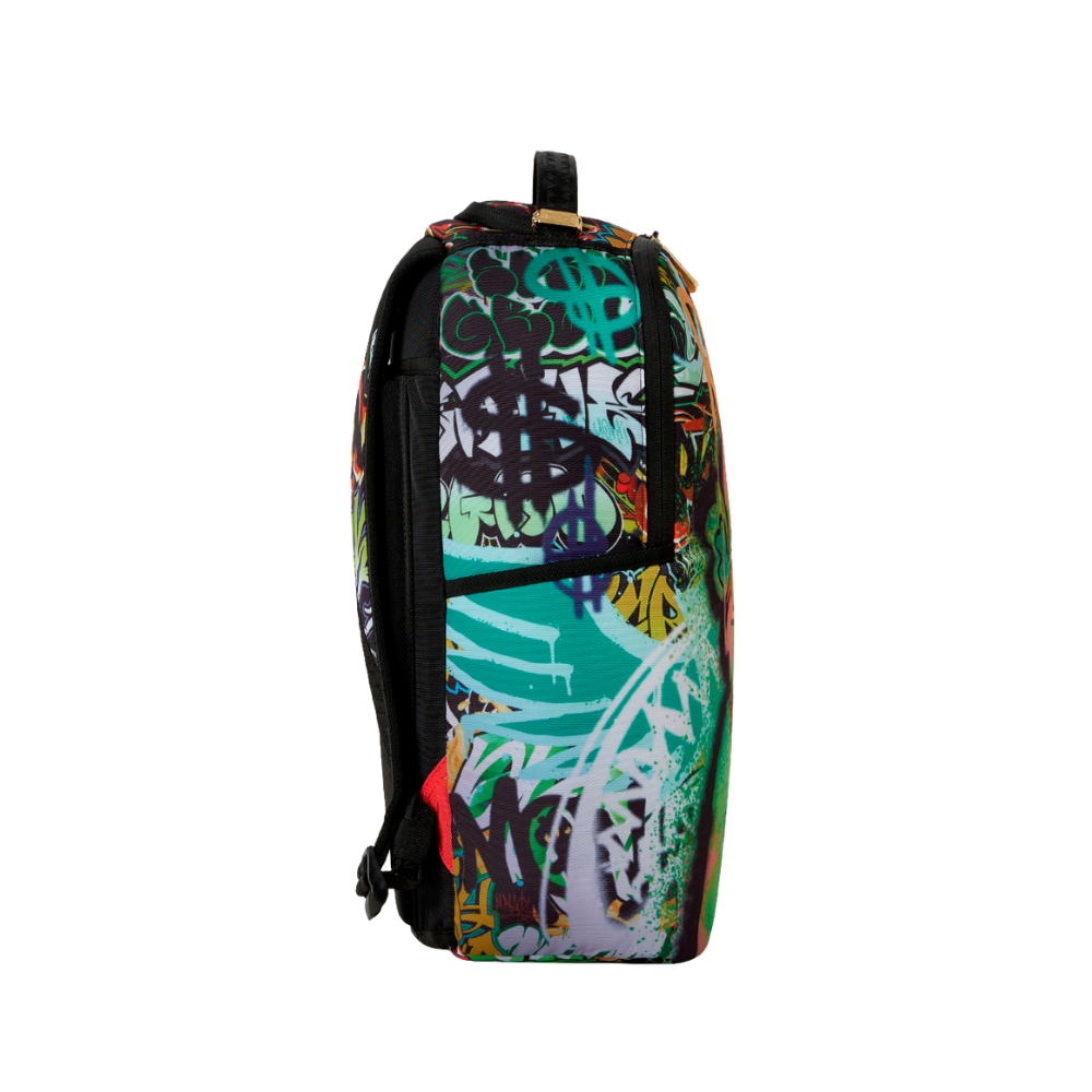 Sprayground Money Bear Graff Mural DLXSR Backpack