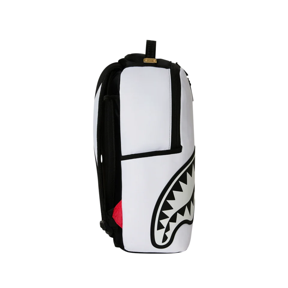 Sprayground Shark Central Black And White DLXS Backpack