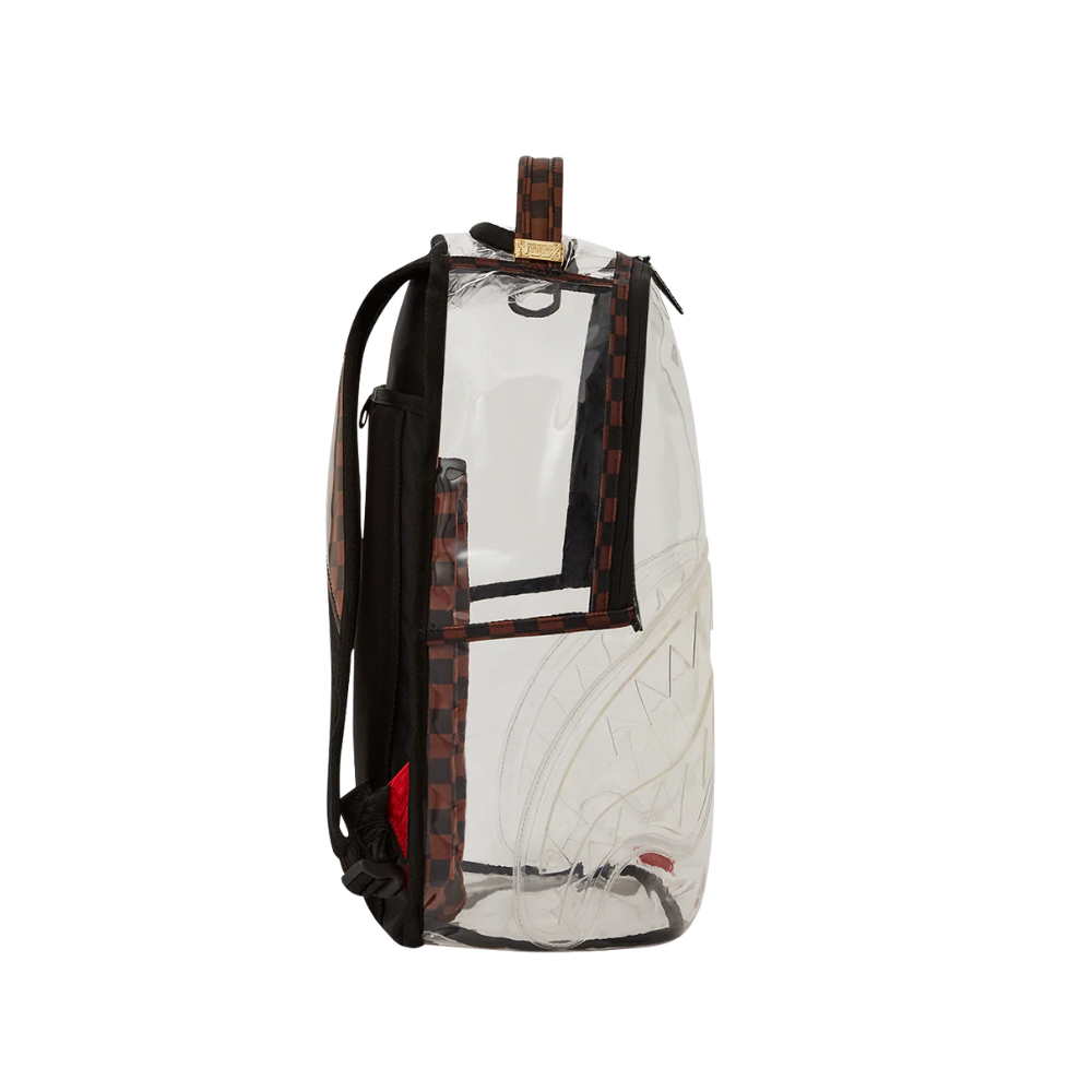 Zaino CLEAR BROWN CHECK CLEAR