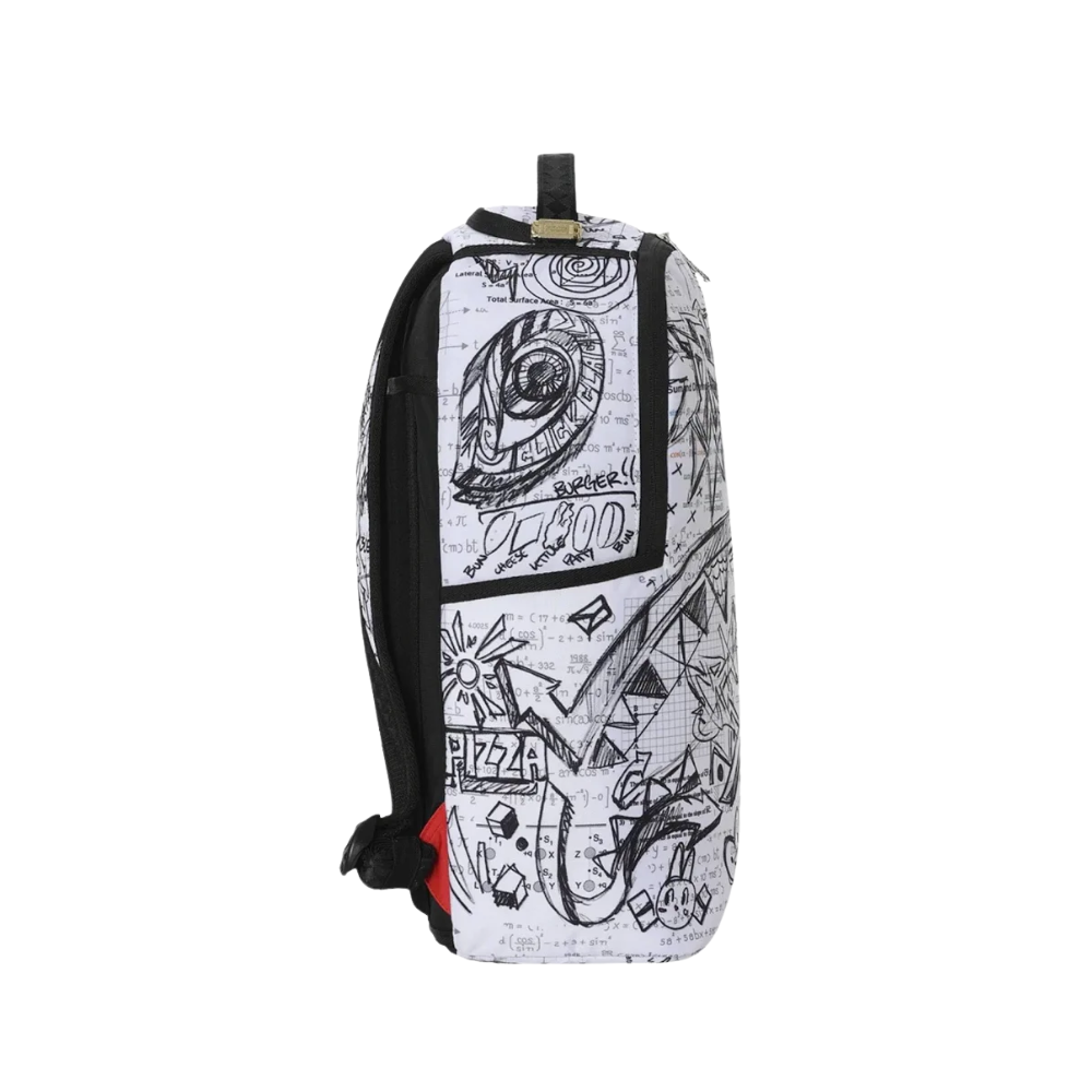 Sprayground Doodles Over Math Homework DLXSR Backpack