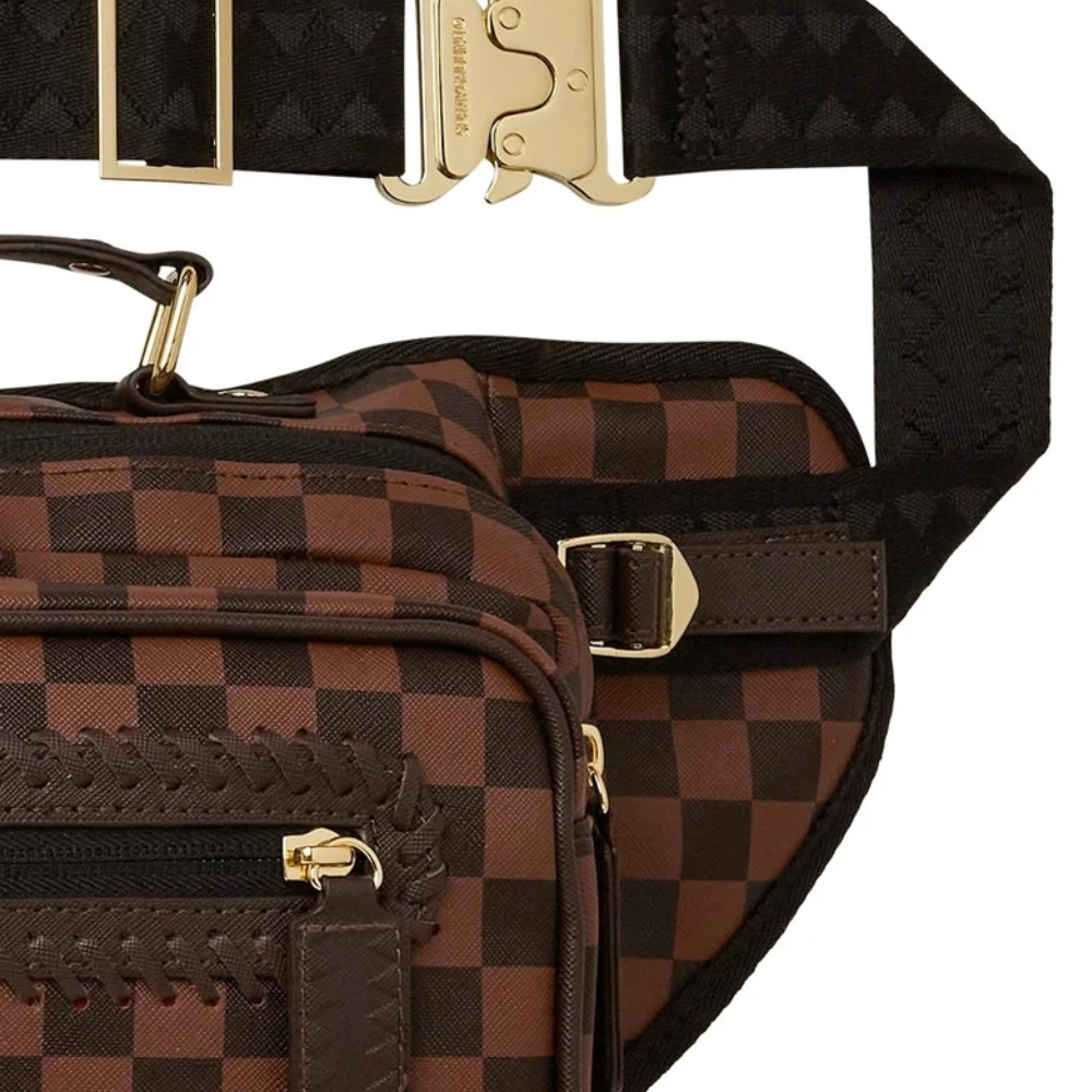 CORE EMBOSSED CHECK CARGO CROSS-BODY