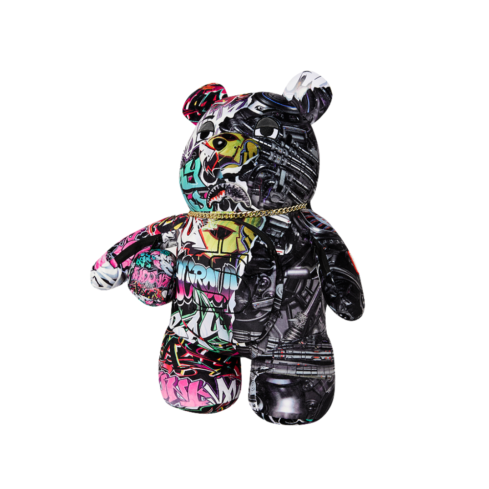 SPLIT CYBERSHARK MONEYBEAR TEDDY BEAR BACKPACK
