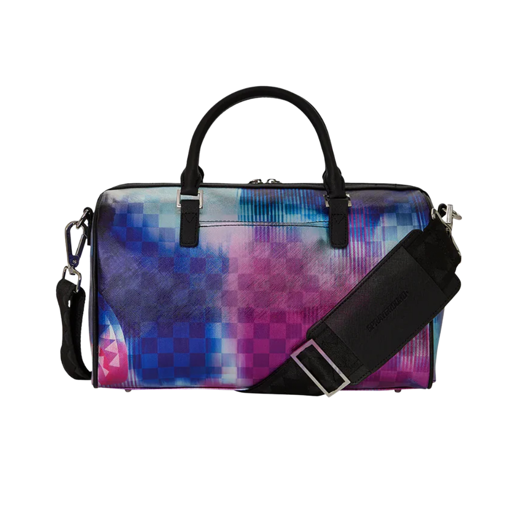 BORSA UNISEX SPRAYGROUND TYE CHECK MINI DUFFLE