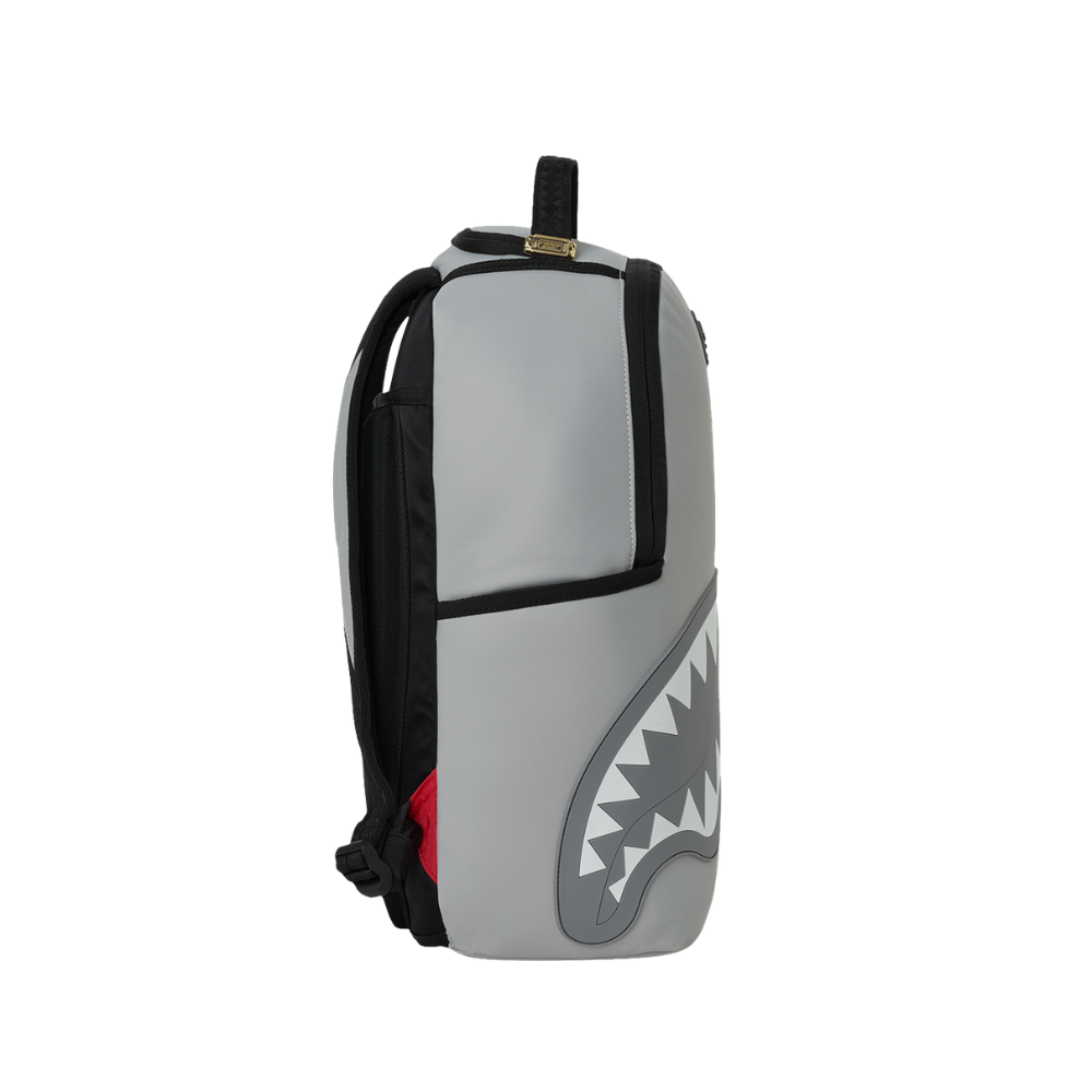 Sprayground Shark Central Tonal Gray Nylon DLXS Backpack