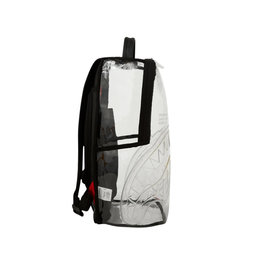 PARTIAL CLEAR SHARK CENTRAL DLX BACKPACK