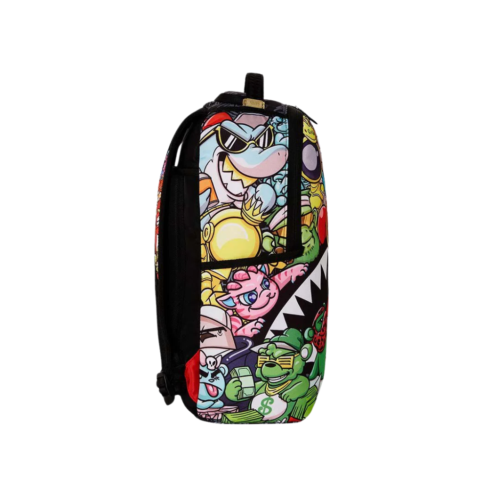 Sprayground Animated Character Mashup Backpack