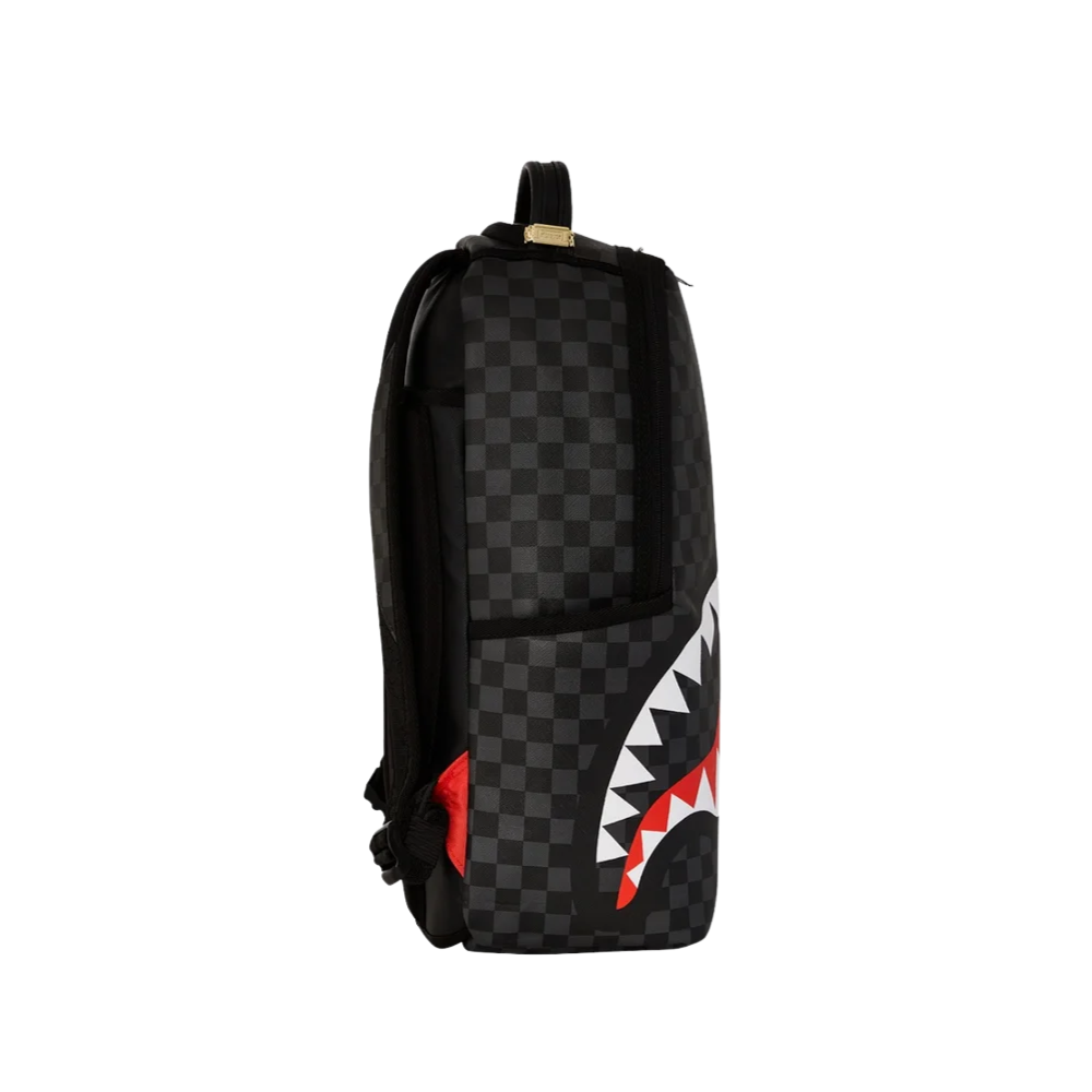 SPLIT PINK FLORAL CHECK DLXSV BACKPACK