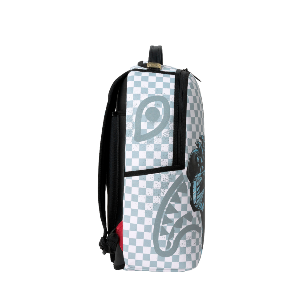 Sprayground Marvel Black Panther Wakanda Forever On White Check DLXSV Backpack