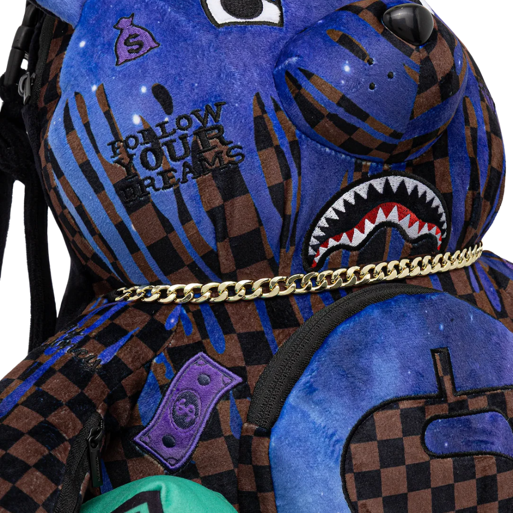 Sprayground Lost In Space Drip Moneybear Teddy Bear