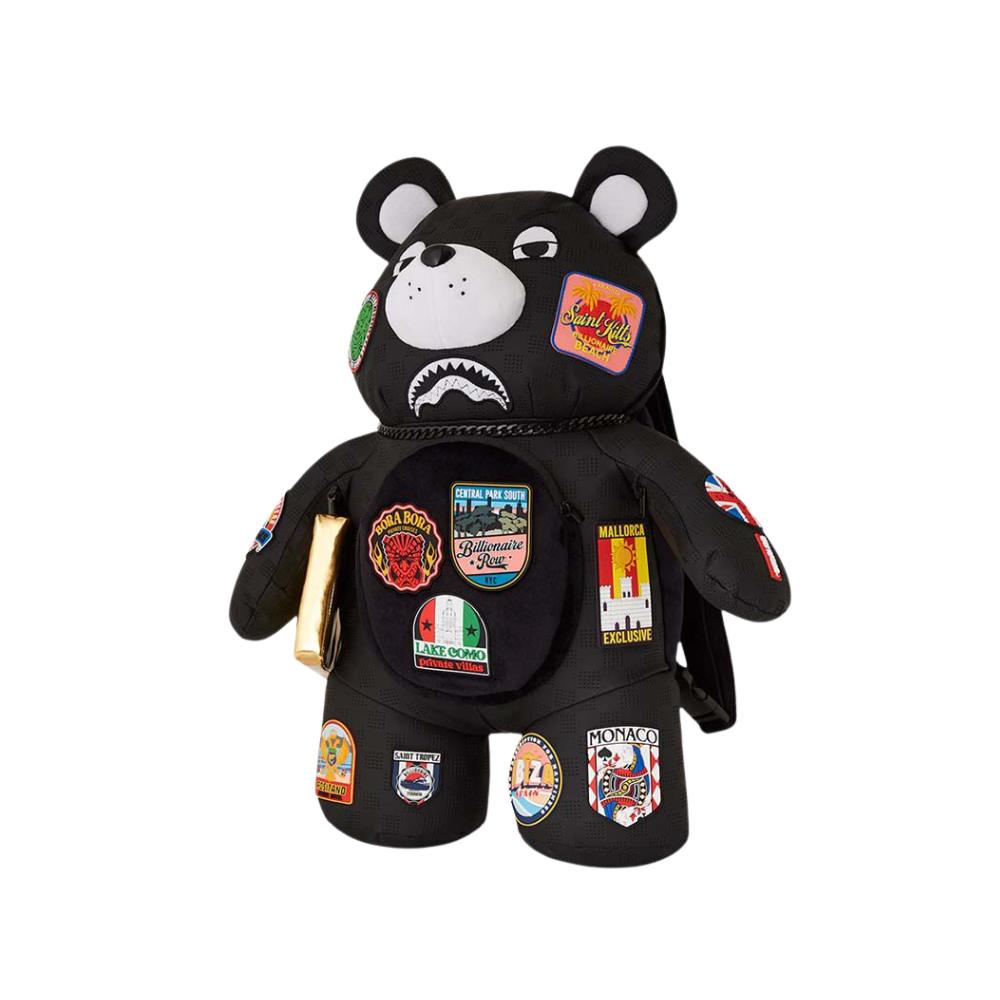 Sprayground bear backpack Global Mogul Billionaire Teddy Bear