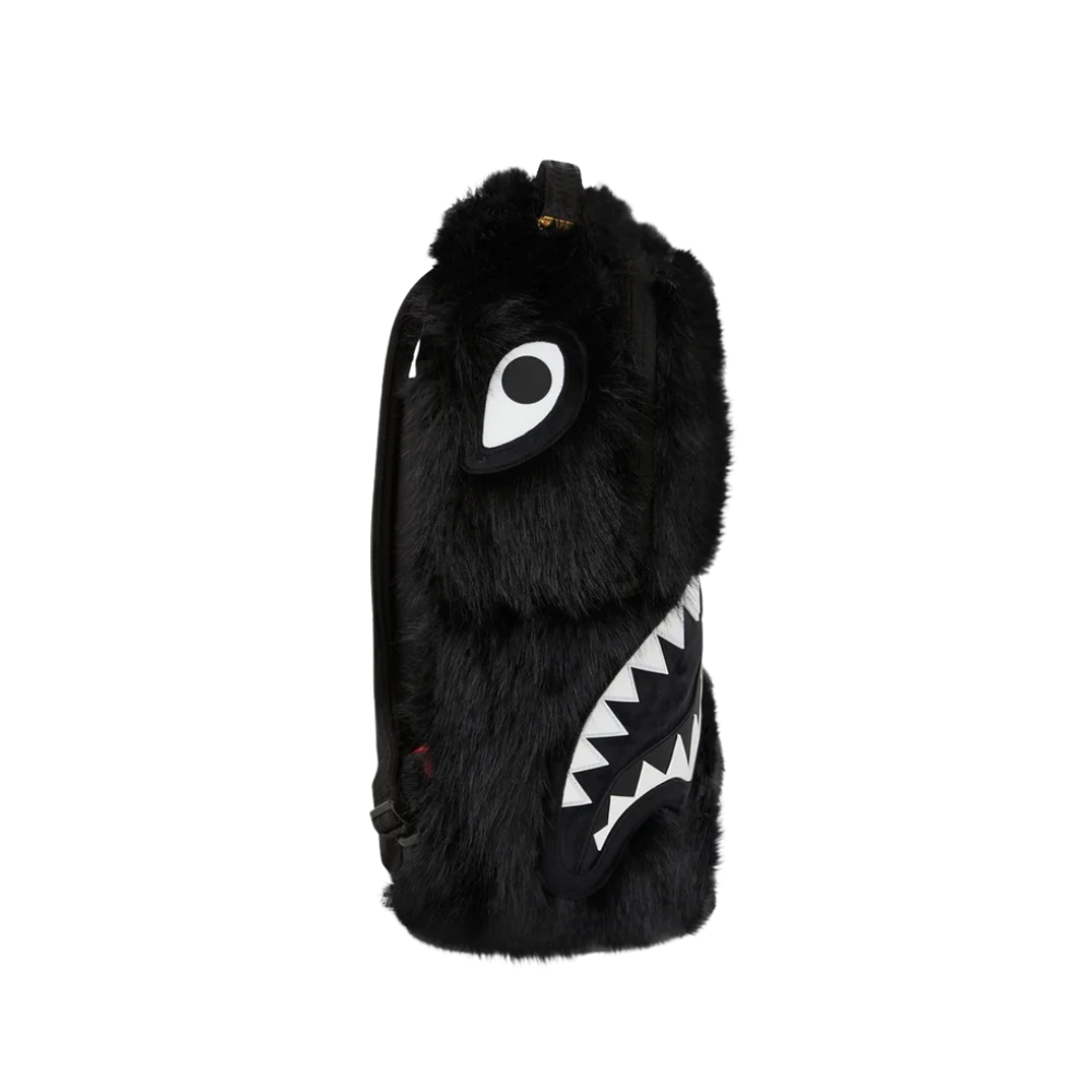 Sprayground Fur Cray Black Backpack