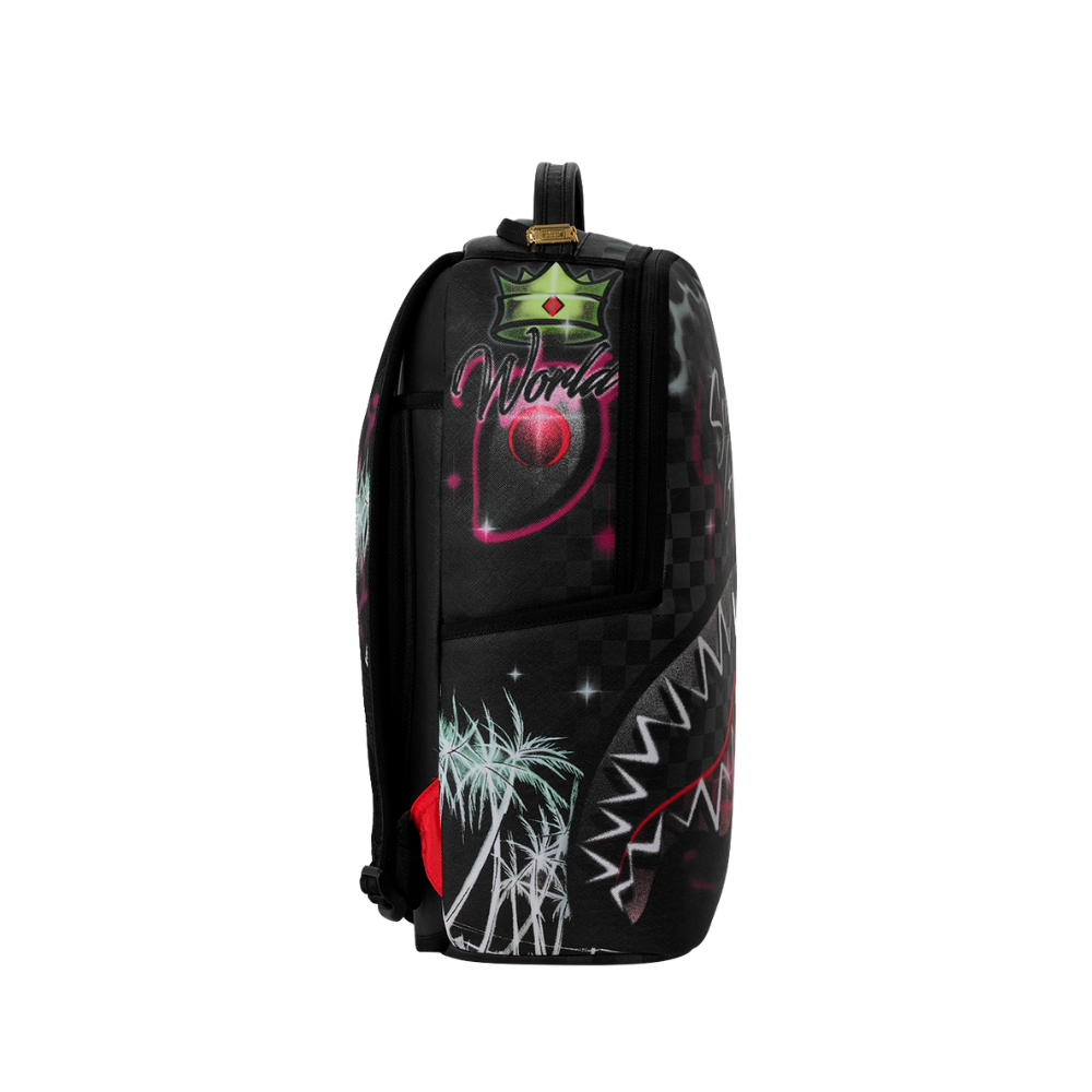 Sprayground Airbrused Shark DLXSV Backpack