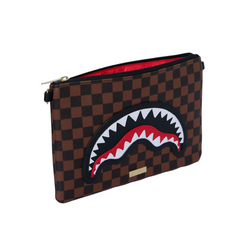 SAWTOOTH SHARKS IN PARIS CROSSOVER CLUTCH