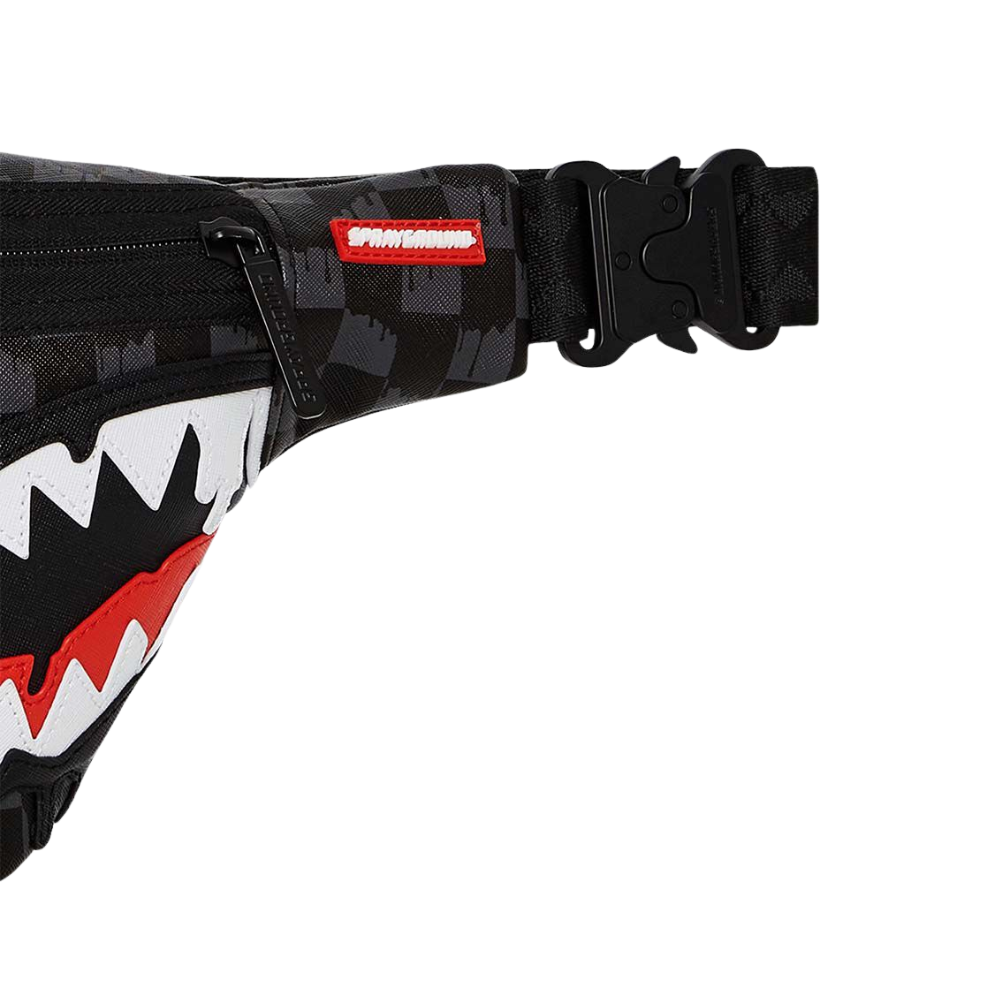Sprayground Drip Check Shark Crossbody Bag