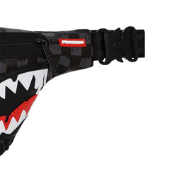Sprayground Drip Check Shark Crossbody Bag