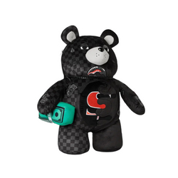 Sprayground backpack limited edition unfinished shark teddy bear