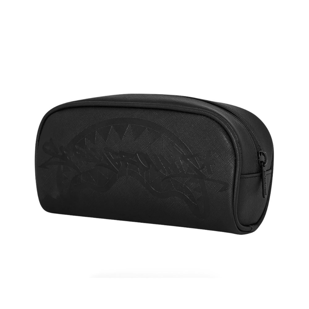 Sprayground Lux Black Ghost Drip Pencil Pouch