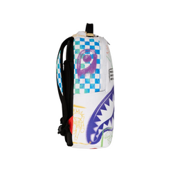 SHARK CENTRAL STENCILS WHITE DLXSV BACKPACK