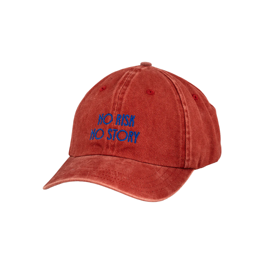 No Risk No Story Peach Cap