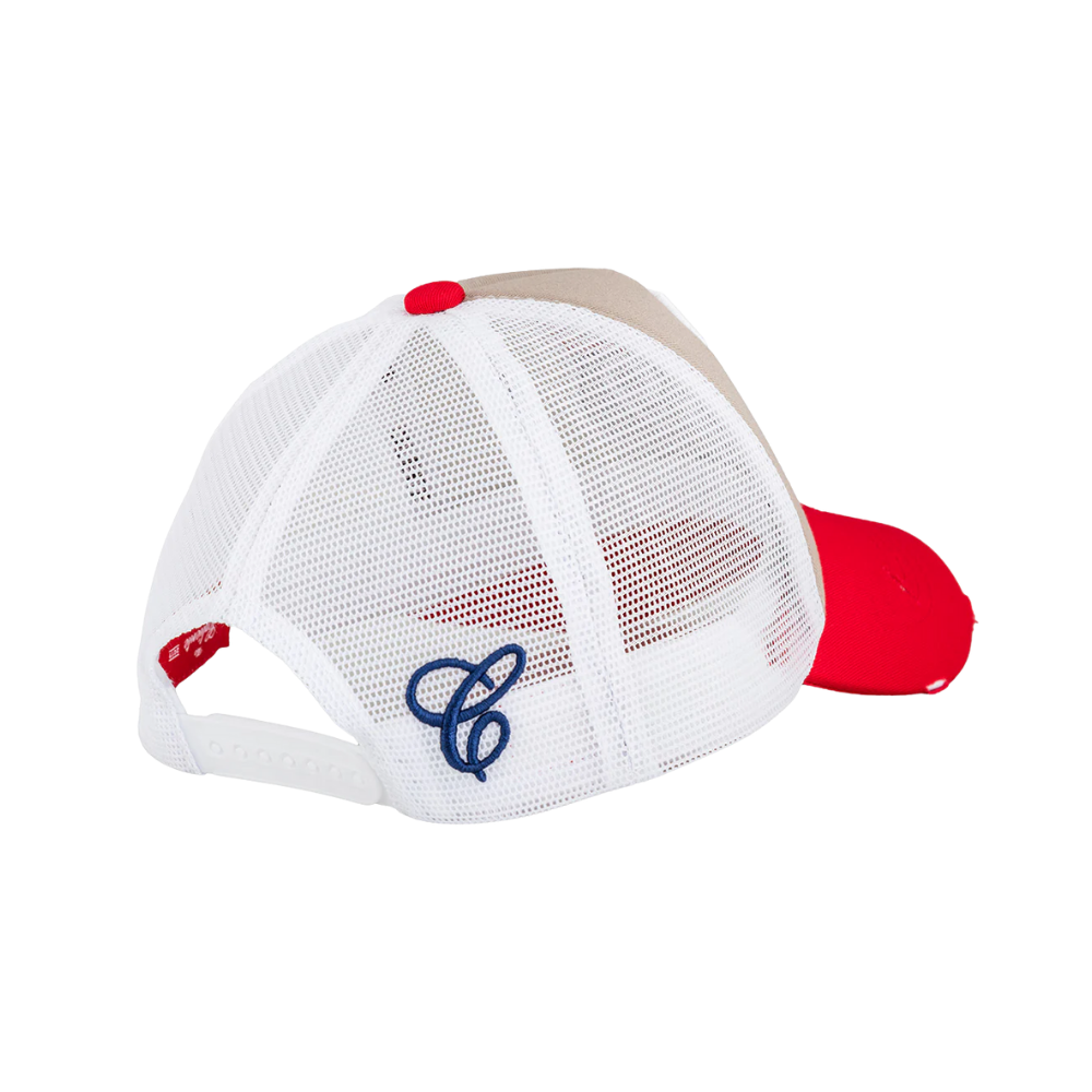 Route 69 Red/Beige/White Cap