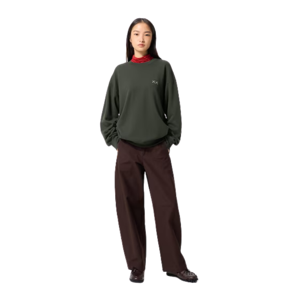 Uniqlo 'KAWS UNIVERSE' Earth & Companion Back Sweatshirt - Gray - Unisex