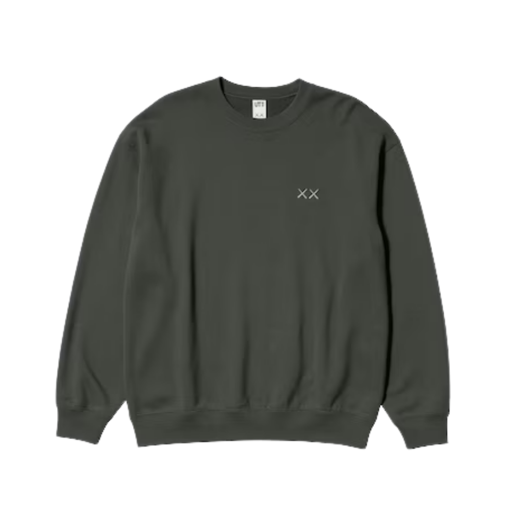 Uniqlo 'KAWS UNIVERSE' Earth & Companion Back Sweatshirt - Gray - Unisex
