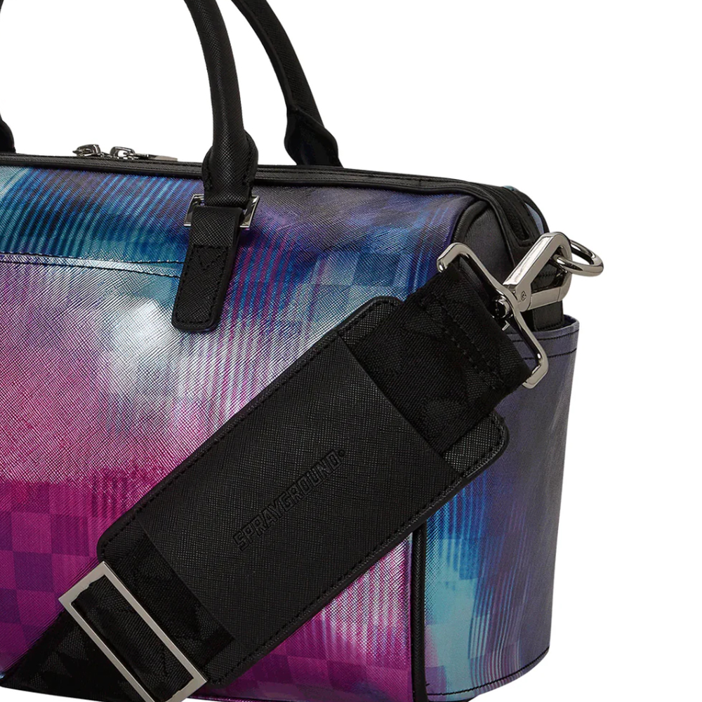 BORSA UNISEX SPRAYGROUND TYE CHECK MINI DUFFLE