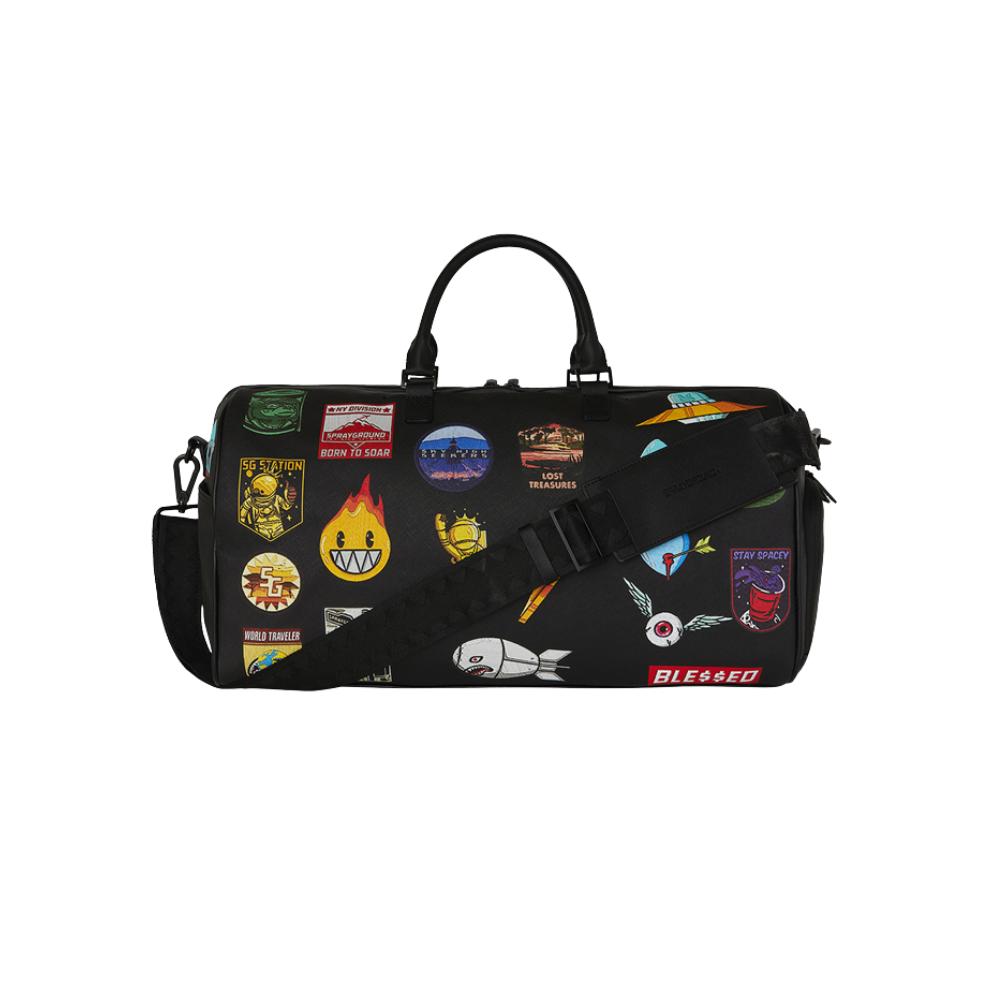 Sprayground Cargo Patches Duffle Bag