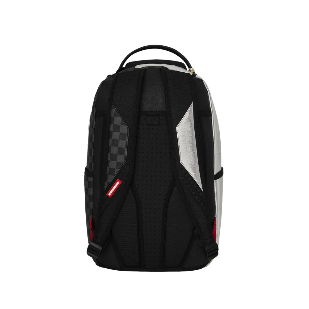 Sprayground Silver Side Drip Savage Backpack