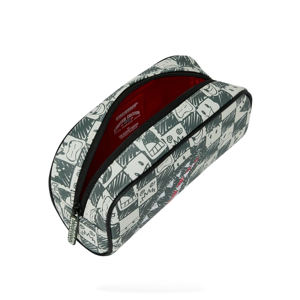 Sprayground Emote Check Pencil Pouch