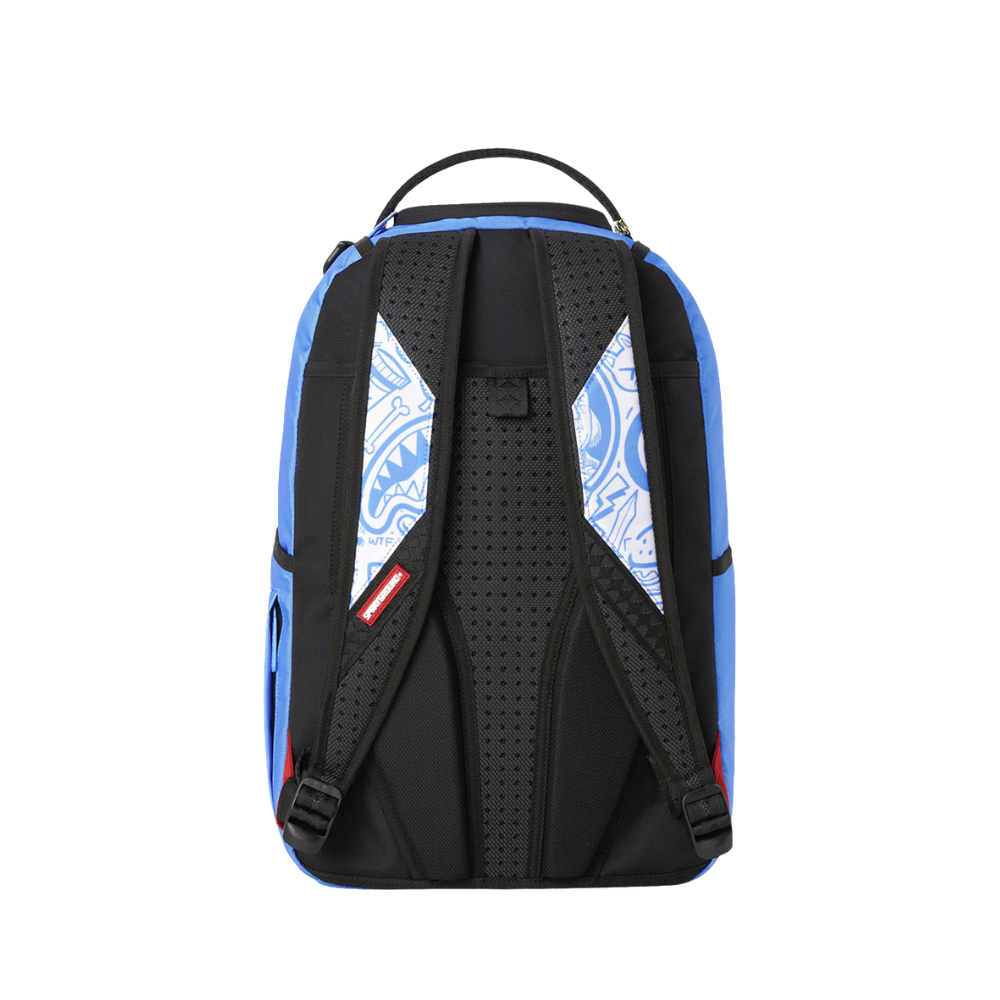 Sprayground Money Boys Color Block Doodle DLXSR Backpack