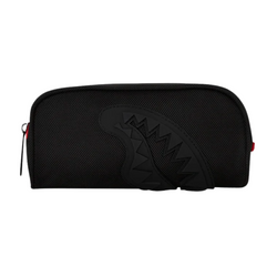 PRINTED ZIPPER SHARK POUCH