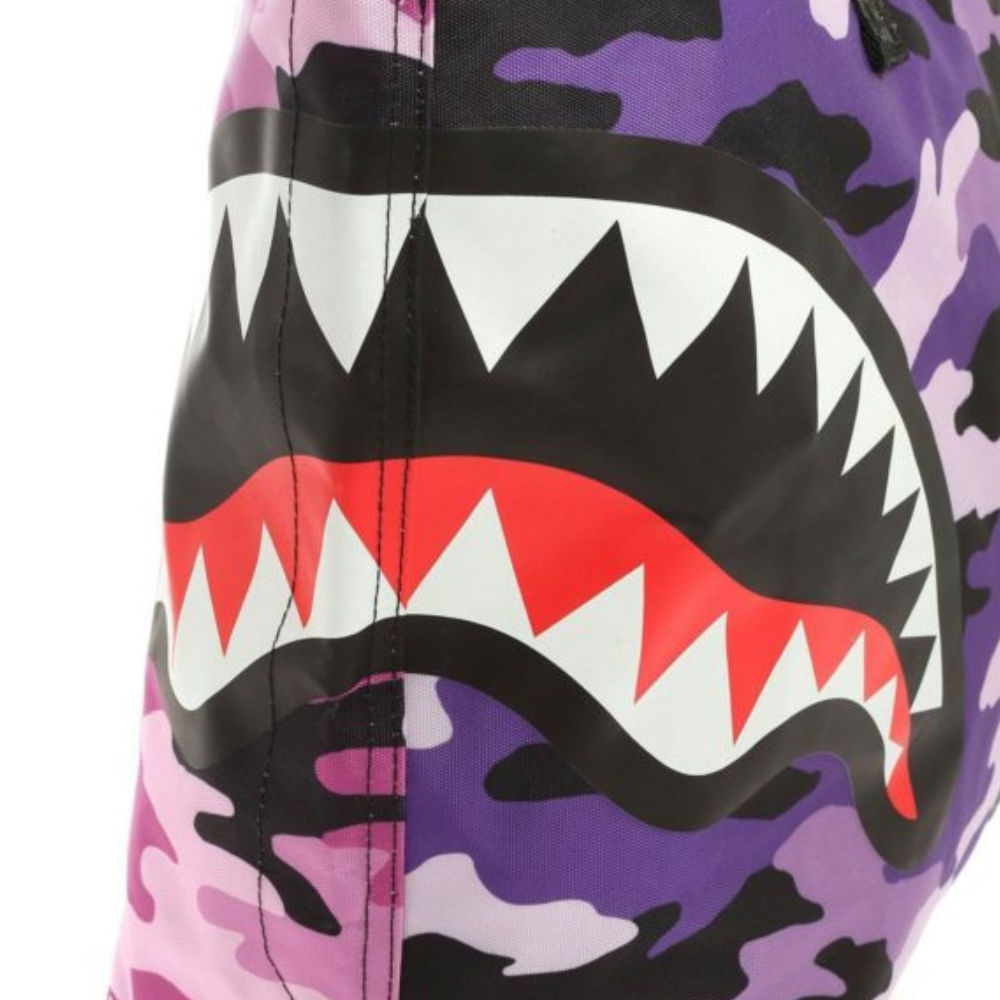 SPLIT CAMO BEACH TOTE